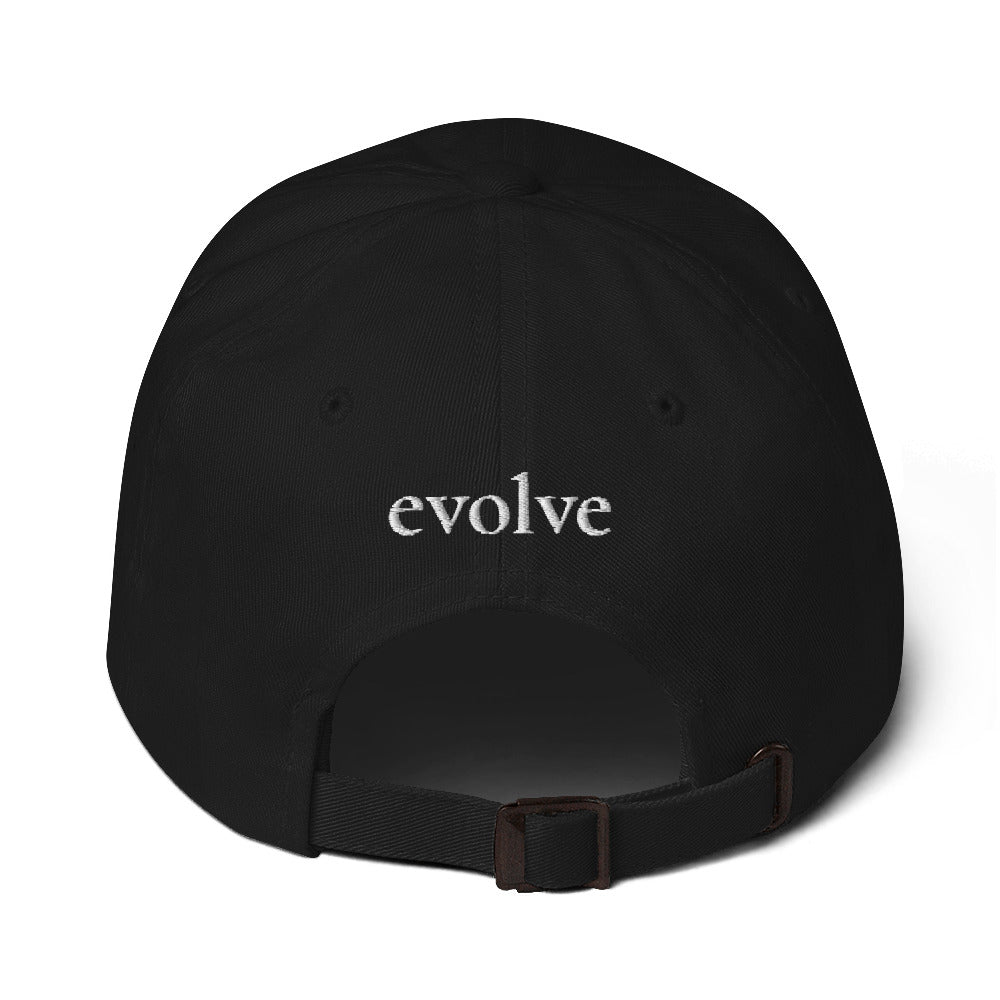 Evolve Graphic Logo Black Dad Hat