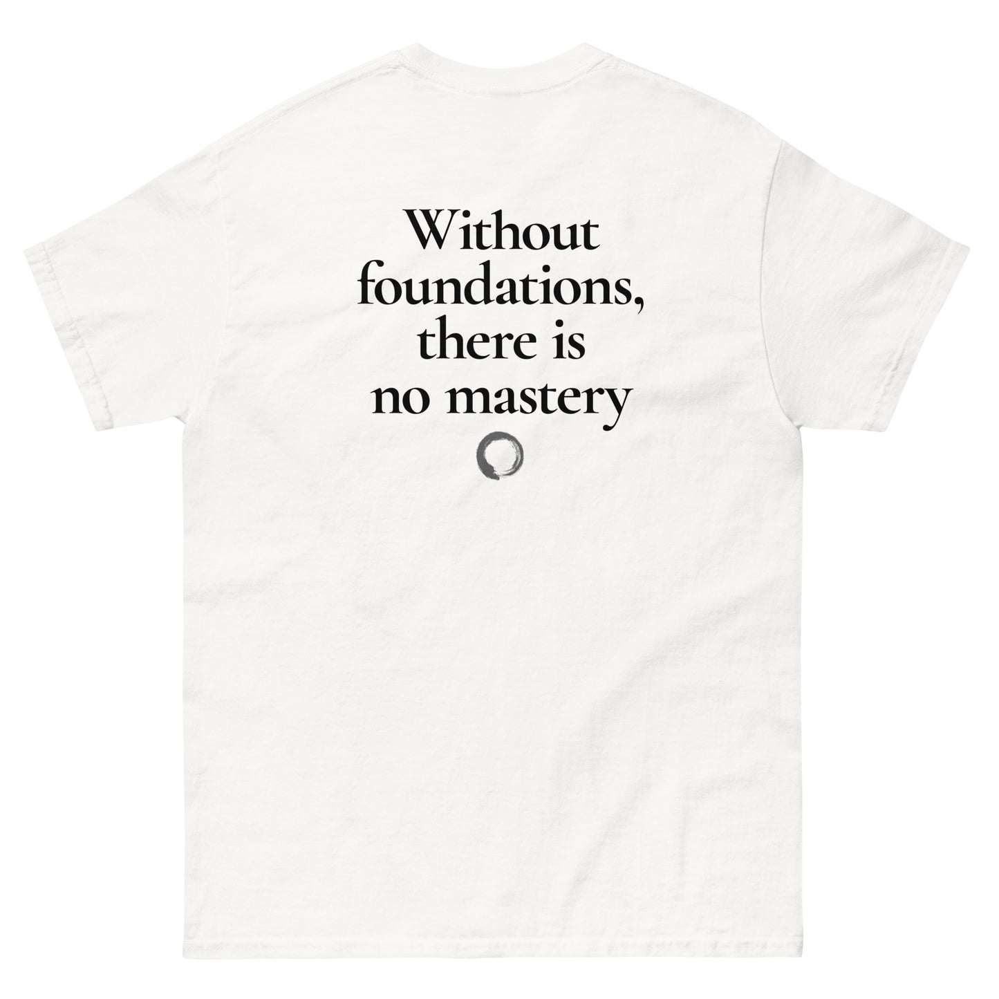 Evolve Logo Foundations White Classic Tee