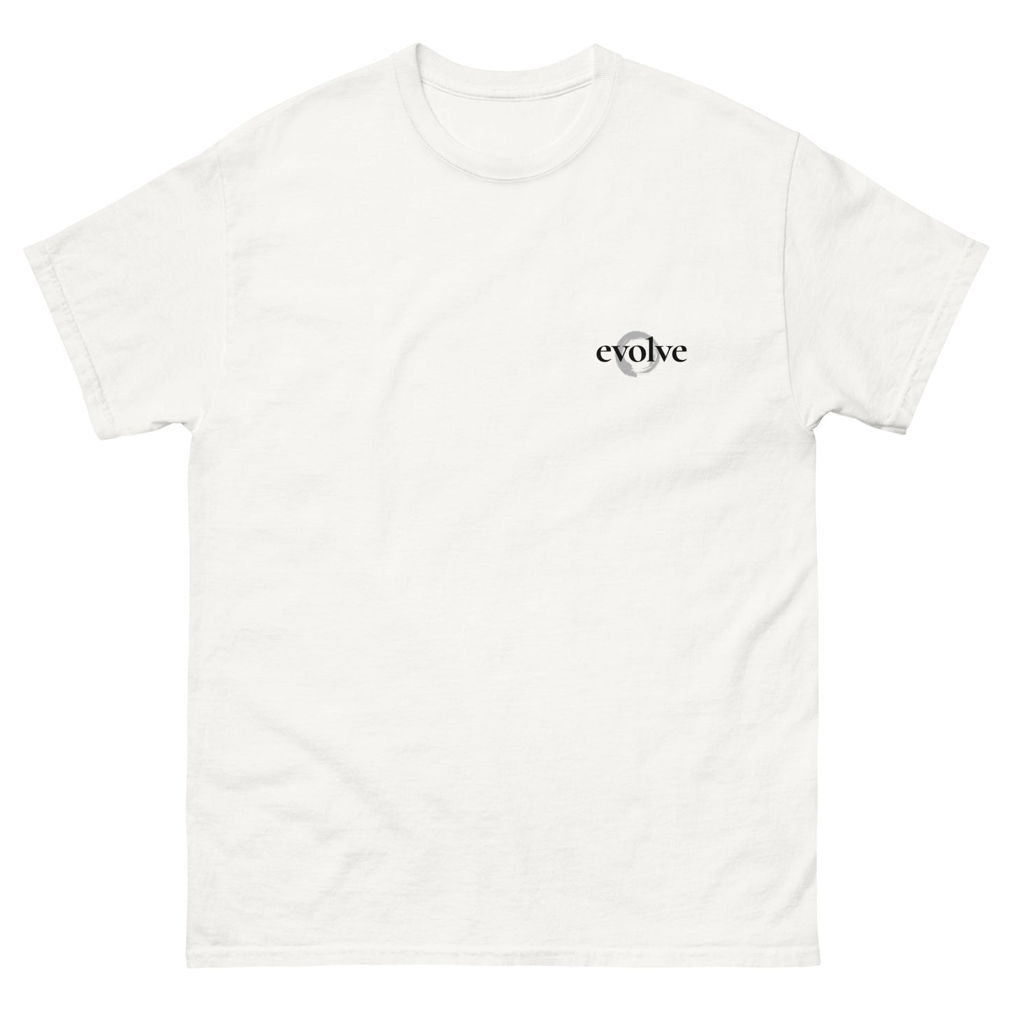 Evolve Logo Foundations White Classic Tee