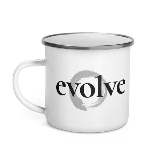 Evolve Logo Enamel Mug