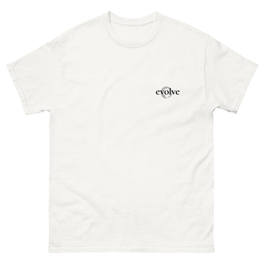 Evolve Logo Foundations White Classic Tee